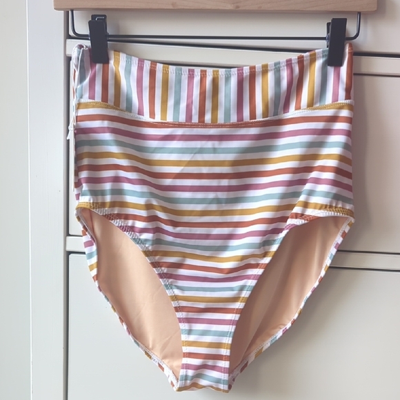 Striped Multicolor Bikini Set - Picture 5 of 7